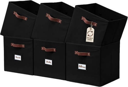 Fabric storage cubes set 6 - storage,