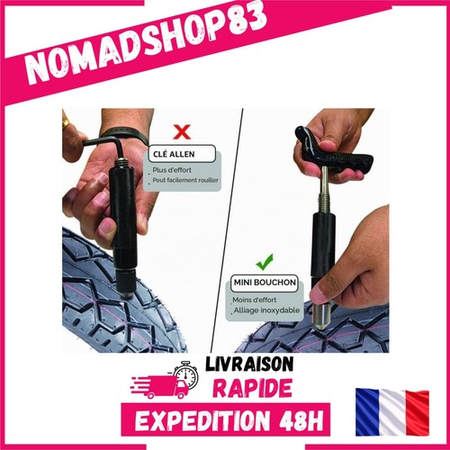 Kit réparation pneu - pneu, tubeless