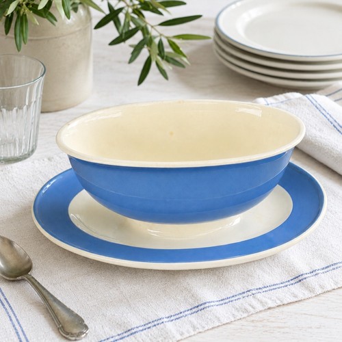 Ancienne saucière faïence - ancienne,