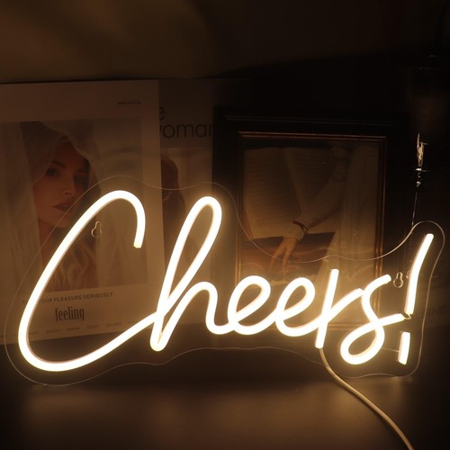 Panneau néon led cheers pour - panneau,