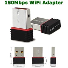 Clé USB WIFI Dongle Mini Adaptateur Sans Fil Wifi Réseau Wireless 150Mbps 802.11
