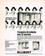 1965 ALIBERT ADVERTISING ADVERTISEMENT toilet cabinet