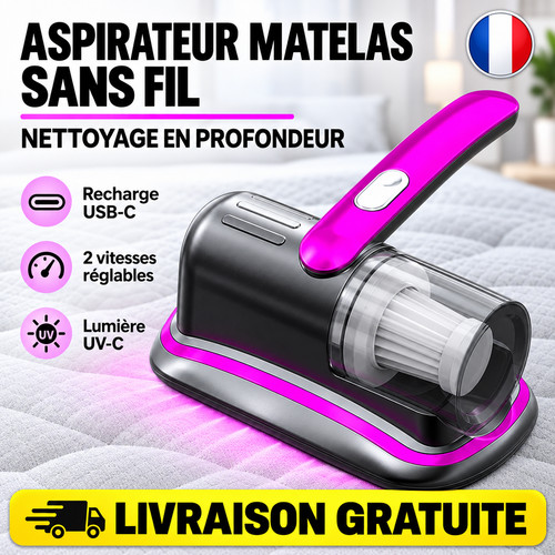 Aspirateur matelas sans fil - aspirateur,