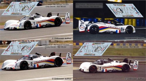 Décal peugeot 905 evo - peugeot, mans