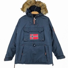 Anorak Veste Manteau Parka Corporate Marine Pour Hommes Taille M