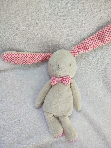 Doudou peluche lapin ecru - doudou,