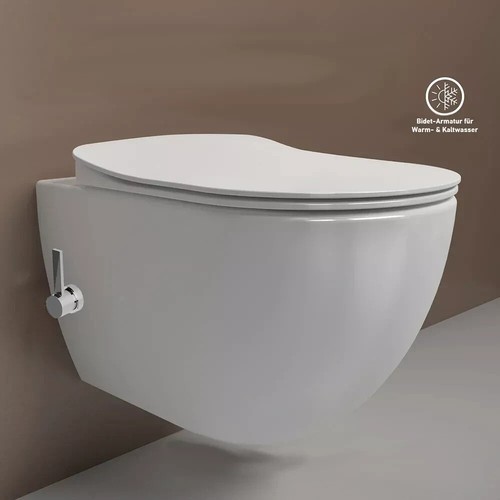 Toilette suspendue avec - , bidet