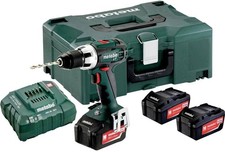Coffret perceuse visseuse sans fil Metabo BS 18 LT avec batteries et chargeur -