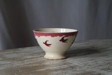 Bol ancien en faience blanche