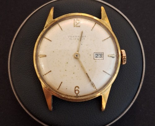 Junghans vintage gold plated - gold,