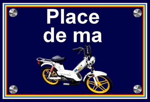 Plaque place ma - place, peugeot