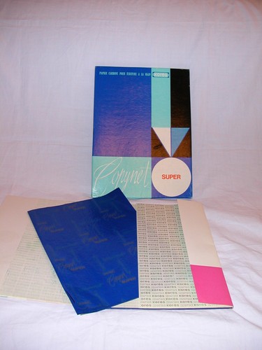 Lot feuilles papier carbone - feuilles,