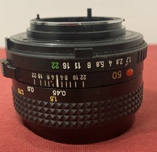 Objectif Minolta MD 50 mm