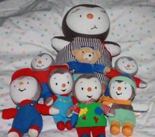 lot de 8 peluche doudou