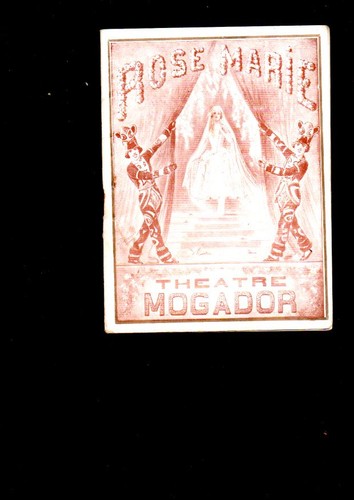 Programme ancien opérette - programme,