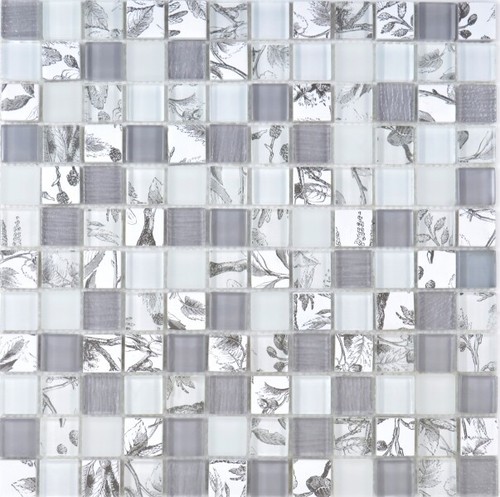 Mosaïque retrooptik blanc - mosaïque,