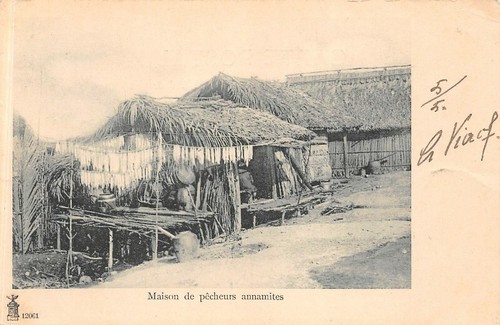 Maison pêcheurs annamites - maison,