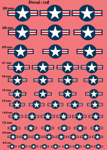 Decalcomanie usaf navy - decalcomanie,