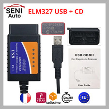 Interface ELM327 USB OBDII 100%  Multiecuscan AlfaOBD DDT4ALL