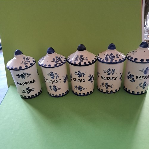 Vintage déco cuisine pots - cuisine,