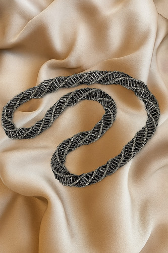 Collier perles rocaille - collier,