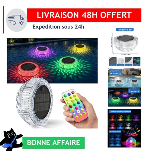 Lumière piscine solaire - piscine,