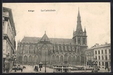 CPA Liége, La Cathédrale 