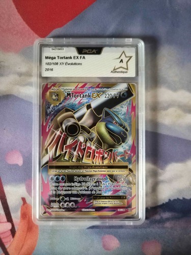 Carte pokémon méga - carte, tortank