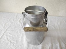 Ancien Pot à lait en aluminium  1,5 litres