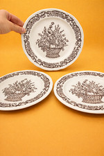 Lot de 3 assiettes vintage