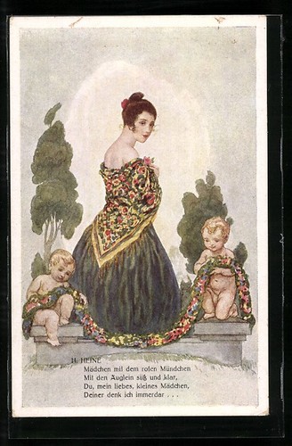 Carte postale artiste - carte,