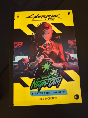 Cyberpunk tcg welcome night - tcg,