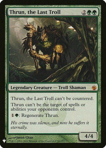 Mtg magic thrun - magic, troll