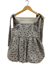 Lily Brown Sleeveless Blouse Nylon Silver One