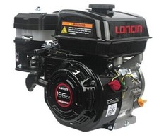 Moteur LONCIN Conique 23Mm 196Cc Complet Essence À Tirage Horizontal