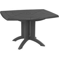 Table Jardin Pliante Grosfillex Vega 118x77cm Anthracite