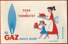 Advertising blotter-gas thermostat oven-fixed.mass