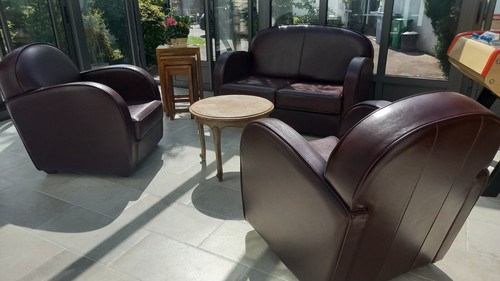 Canapé cuir club fauteuil - club,,