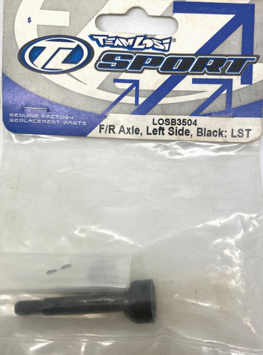 Axle left side black - f/r, lst