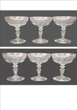 Série de 6 coupes à