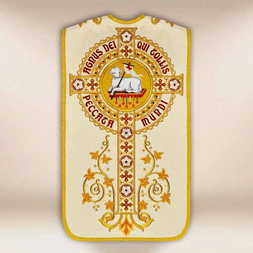 Chasuble brodée romaine - , «
