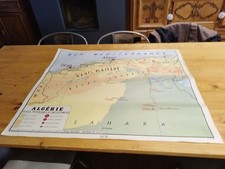 Carte Murale Ecole Vintage