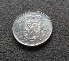Monnaie Pays Bas 1 Gulden 1977