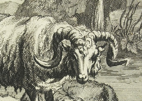 Gravure xviiie elias beck - xviiie,