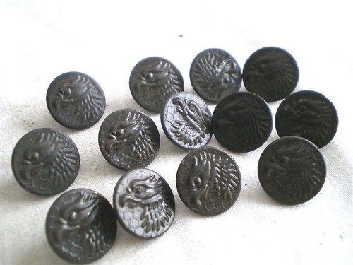 Anciens boutons chasse - 12, de