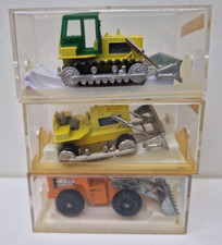 Lot de Tracto-pelle et buldozer majorette année 70 neuf en boite d'origine
