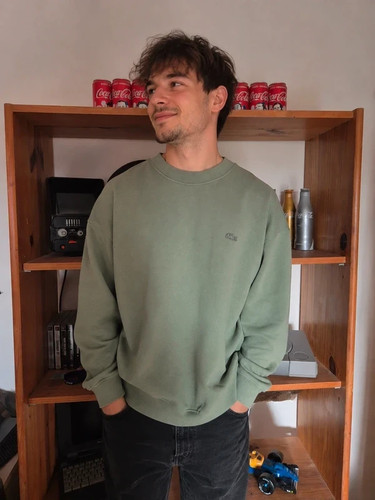 Pull lacoste vert sauge - vert,