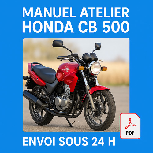 Manuel atelier honda 500 - honda, cb