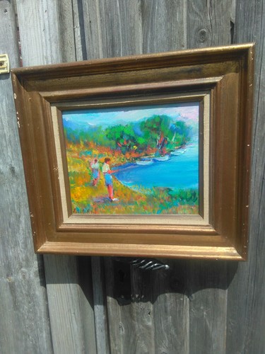 Huile sur toile - , de