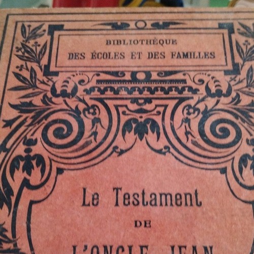 Testament oncle jean - le,